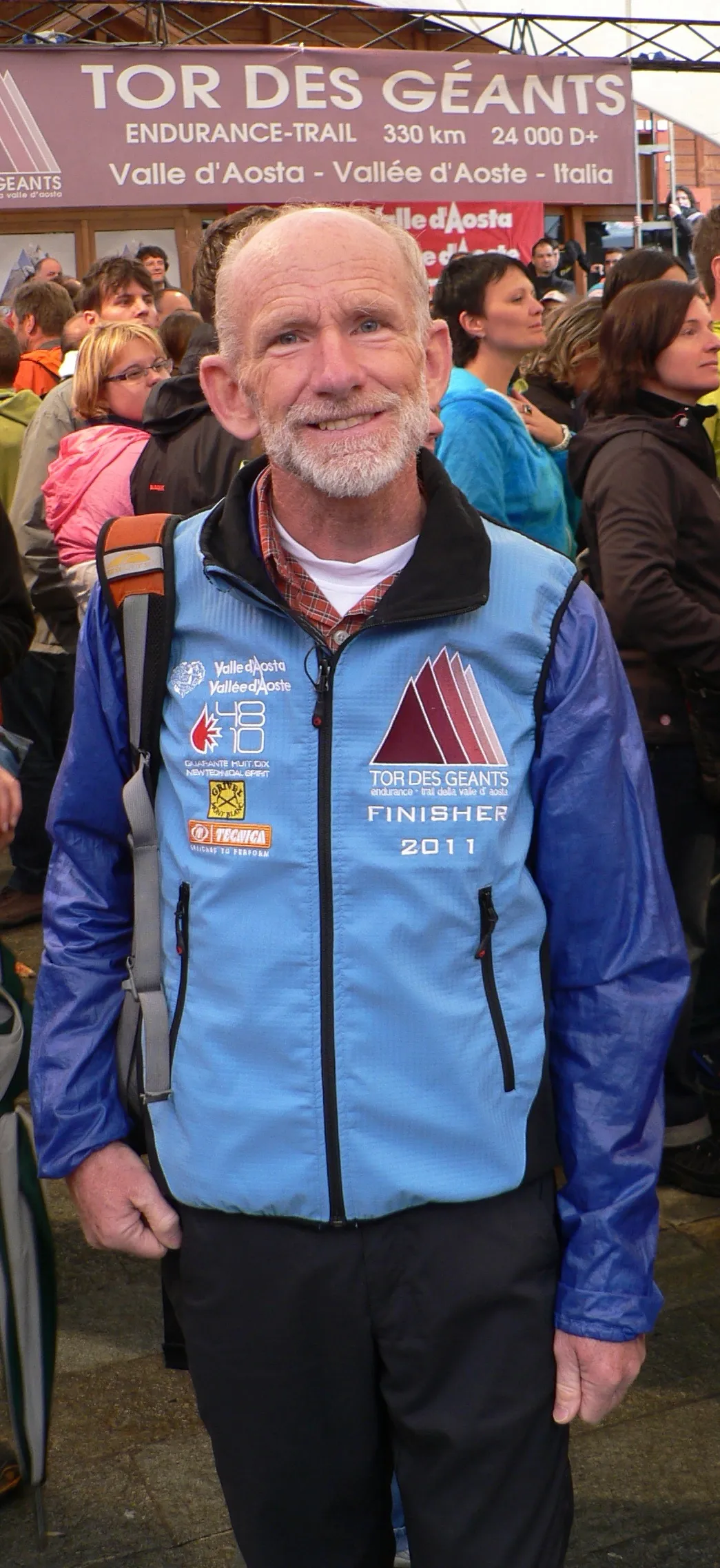 Tom Masterson at the Tor de Geants.